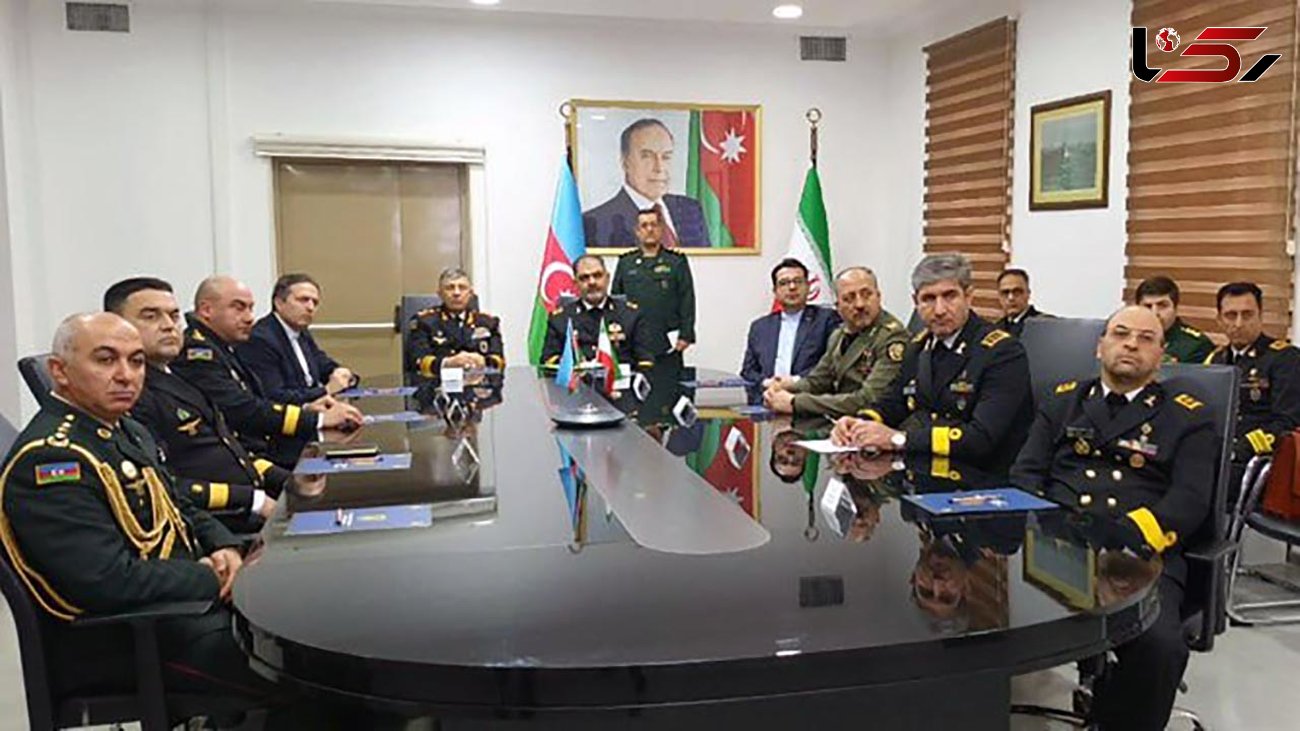 دیدار فرمانده نیروی دریایی با مسئولان نظامی جمهوری آذربایجان