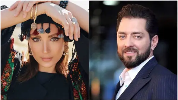 اولین عکس سه نفره بهرام رادان با زن شیک و پسر موبلوندش / چه خانواده جذابی!