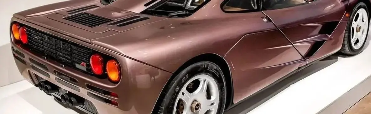 قدرت و زیبایی در مک‌لارن F1 با پوشش قهوه‌ ای کریتون براون / عکس