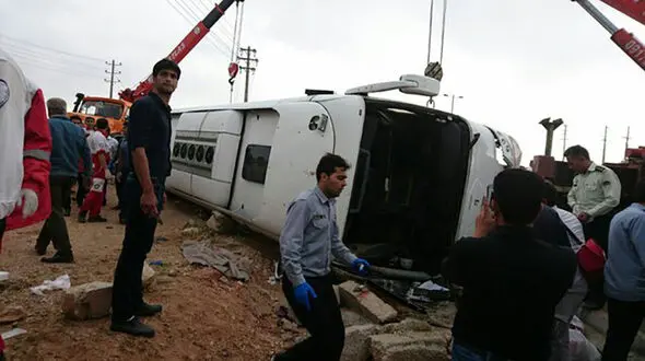 راننده اتوبوس واژگون شده مرودشت بازداشت شد 