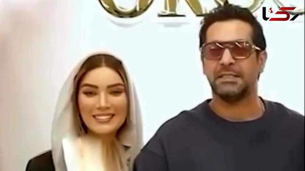 فیلم/ اولین عاشقانه‌ دلنشین متین ستوده و کامران تفتی تازه عروس داماد بین مردم / داماد چقدر زیبا به متین خانوم گرمای عشق میده ...