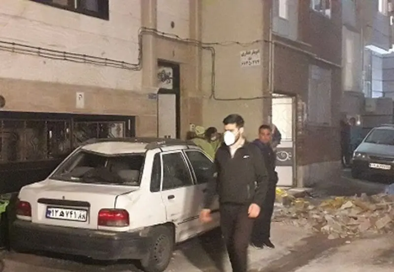 اتش در خیابان کمیل