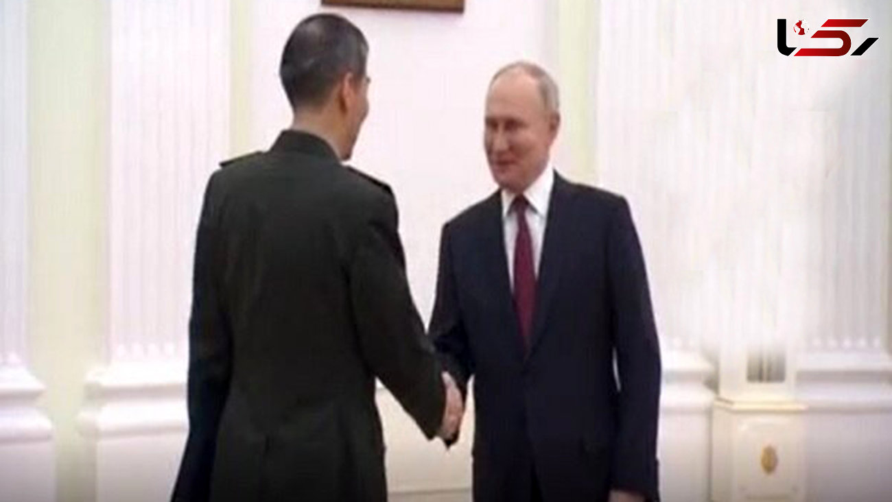 محورهای دیدار پوتین و وزیر دفاع چین در کرملین + فیلم