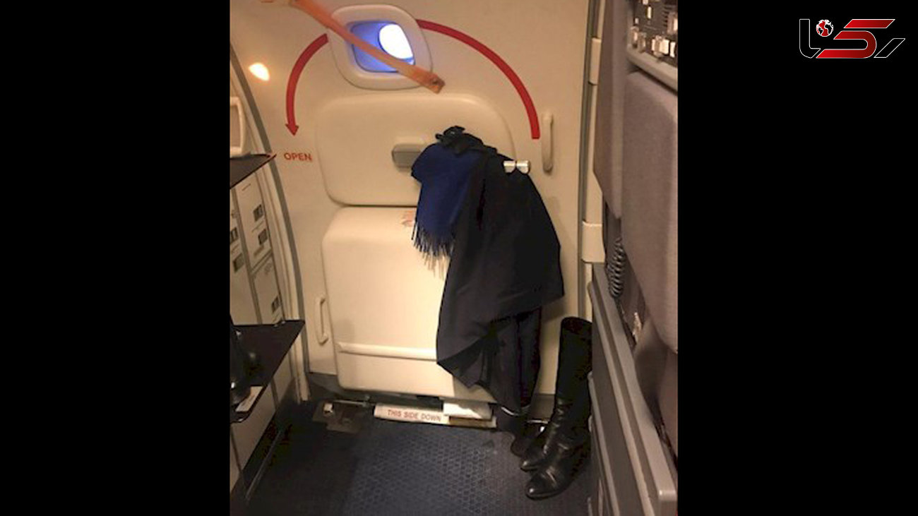حرکت زشت یک مسافر در هواپیما / او لباس های خود را درآورد!+ عکس
