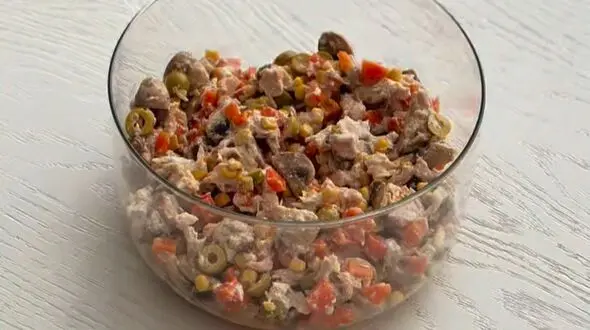 طرز تهیه سالاد رژیمی و پروتئینی / فیلم