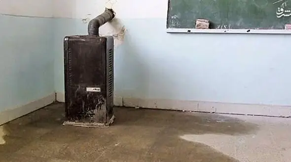 به هیچ وجه نباید از بخاری های نفتی چکه ای در مدارس استفاده شود + ضوابط استفاده از بخاری گازی