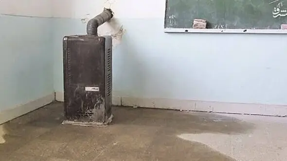 به هیچ وجه نباید از بخاری های نفتی چکه ای در مدارس استفاده شود + ضوابط استفاده از بخاری گازی