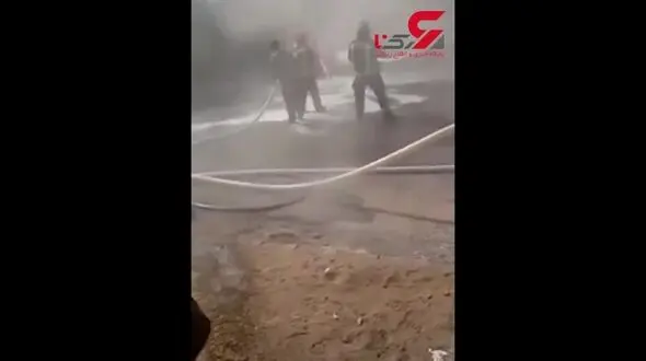 انفجار وحشتناک ماشین قاچاقچیان سوخت داخل خانه + فیلم 