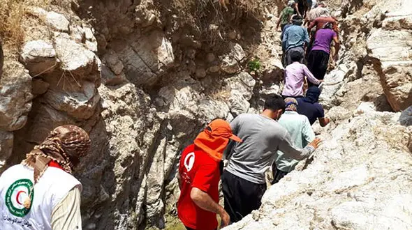 عملیات نفسگیر برای یافتن مرد گمشده / کشف جسد مرد گچسارانی پس از 3 روز + عکس