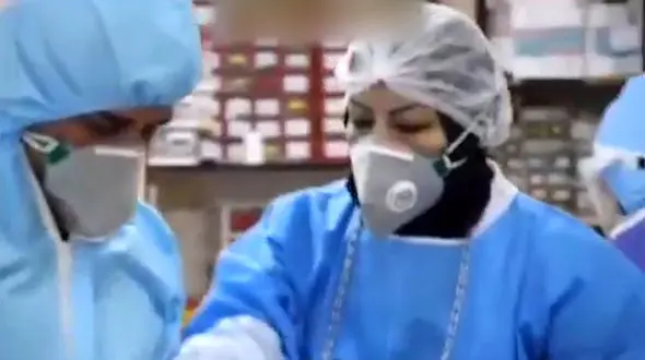 حرفهای عجیب یک مادر اصفهانی از بخش بیماران کرونایی قم + فیلم و عکس