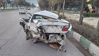 عکس تلخ از تصادف مرگبار ماکسیما با وانت مزدا / در کرمانشاه رخ داد