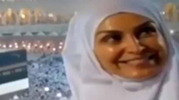 زنده یاد ماه چهره خلیلی در سفر حج / فیلم