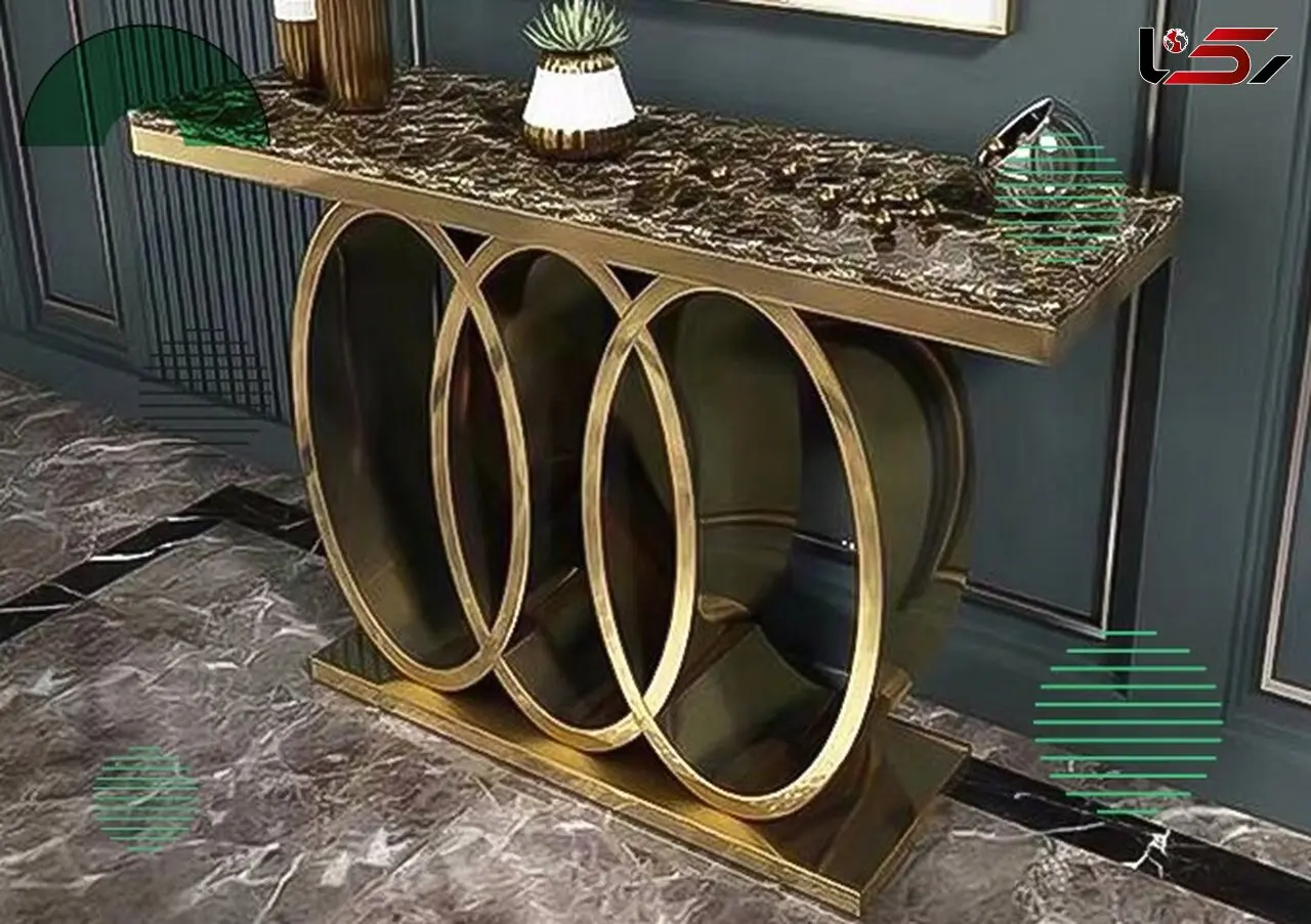 جدیدترین میز کنسول استیل برای جهیزیه عروس و داماد‌ها در 1402