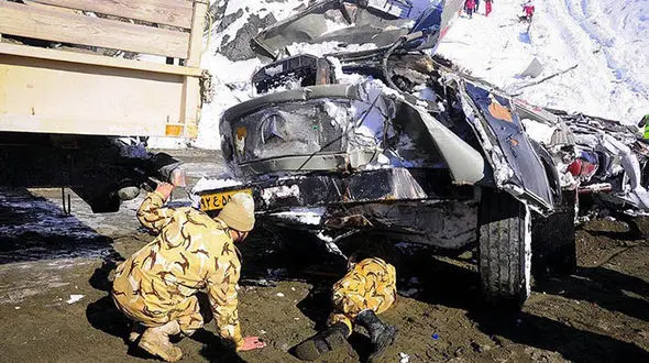 جسد آخرین قربانی سقوط بهمن در جاده هراز کشف شد