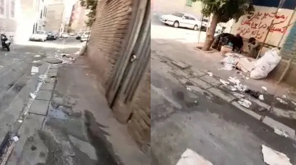 ترمیم فرسودگی دیوار، زمین و محلات منطقه 12 با قلم موهای رنگی شهرداری