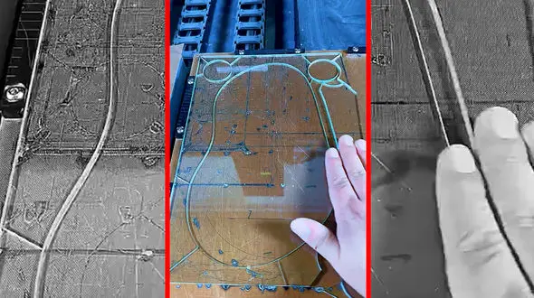 فیلم عملکرد پیشرفته دستگاه لیزر شیشه