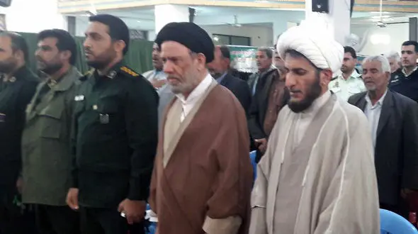 مراسم تجلیل از دو دهه خدمات امام جمعه سابق آبدان 