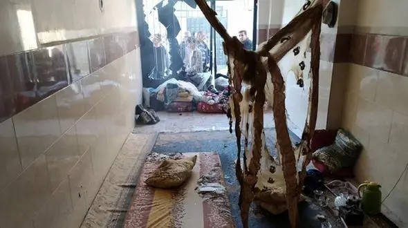 عکس های عجیب از انفجار در خانه ای در گرگان