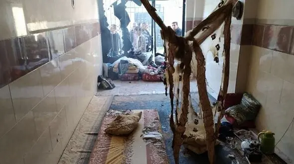 عکس های عجیب از انفجار در خانه ای در گرگان