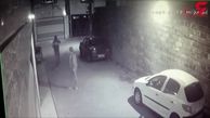 لحظه سرقت پلاک های خودرو در بندرانزلی!+فیلم