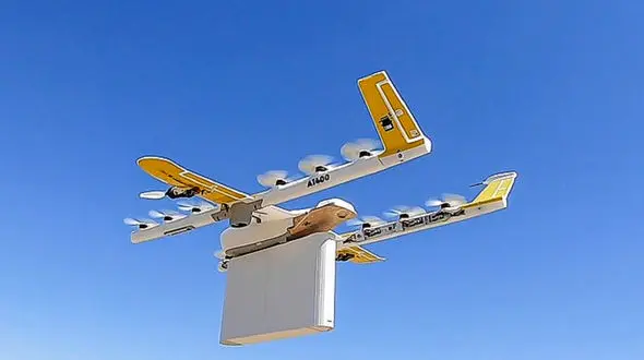 خدمات رسانی پهپادها به ساکنان در قرنطینه ویرجینیا +فیلم