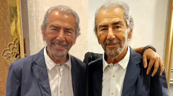 عکس سفر در زمان /  عکس جدید «فرامرز قریبیان» در 83 سالگی در کنار شبنم قلی‌خانی