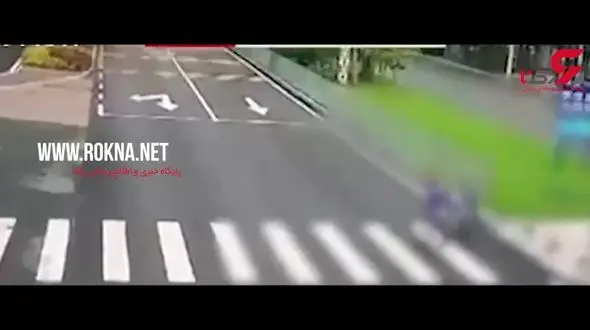 رانندگی جنون‌آمیز راننده وانت فاجعه آفرید + فیلم 