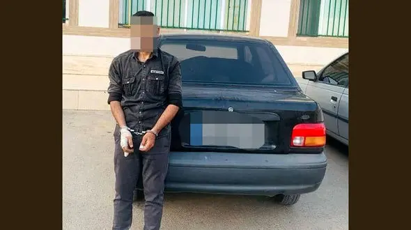 دستگیری سارق حرفه ای و سابقه دار و کشف خودرو و سیم برق در خرمشهر