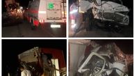 ۵ کشته و مجروح حاصل برخورد سواری با کامیون 