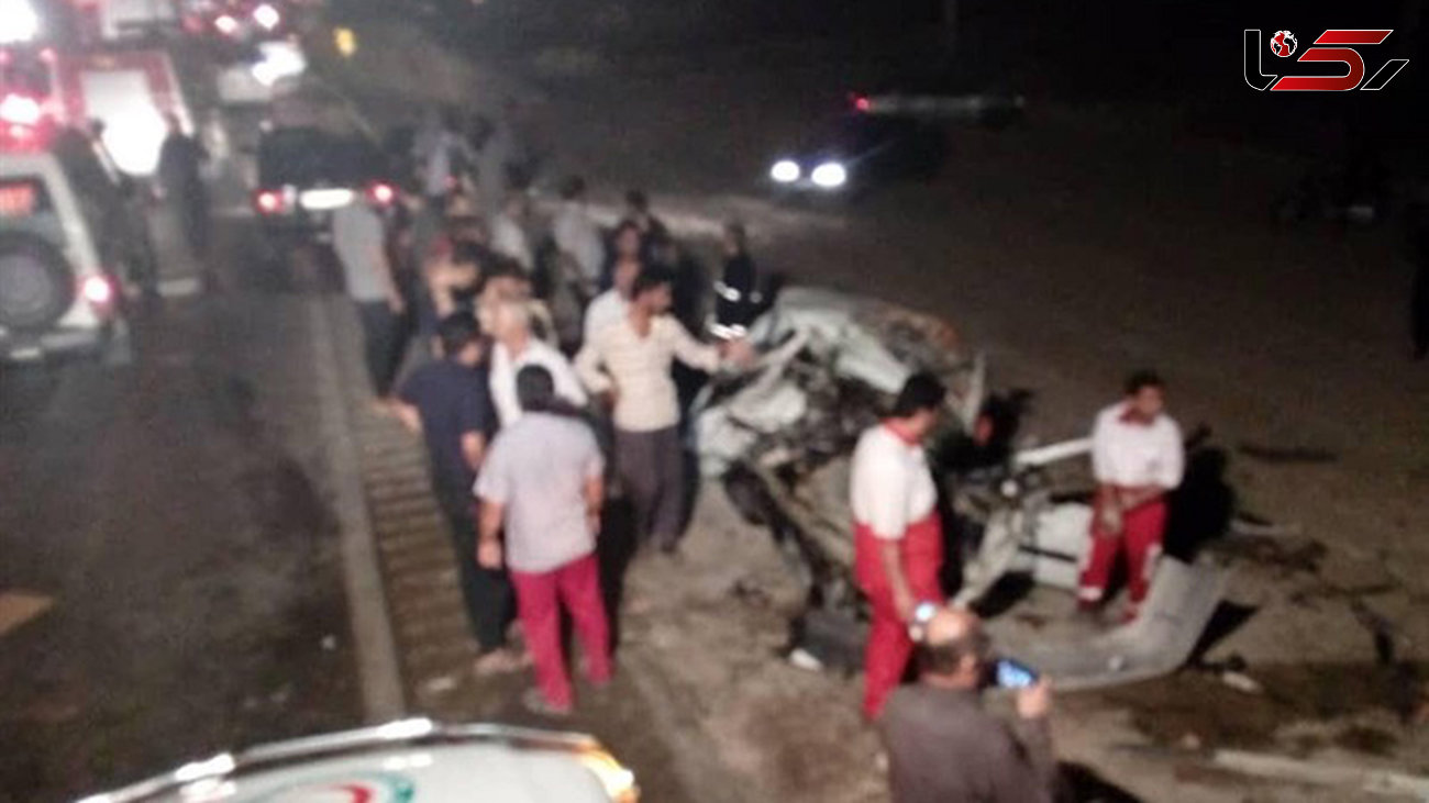 3 کشته در تصادف مرگبار دو خودرو در محور دشتستان