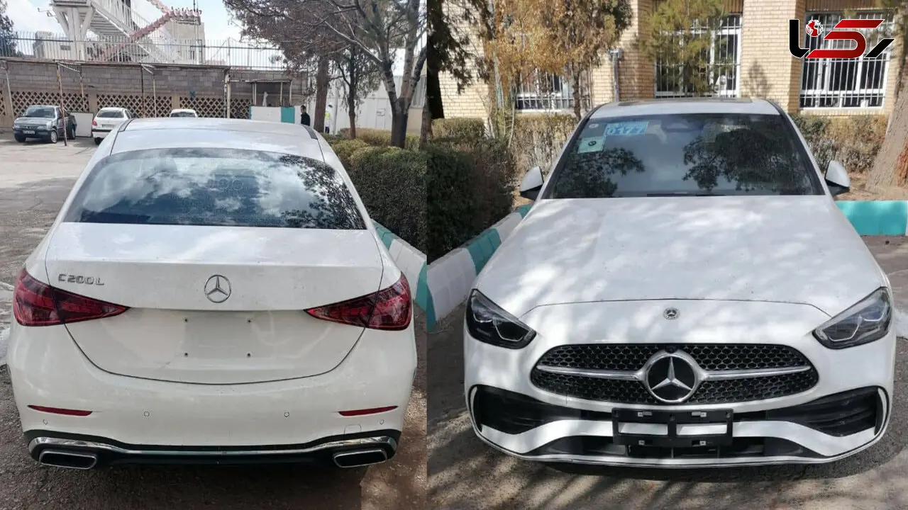 توقیف خودروی بنز ۷۰ میلیاردی قاچاق در ایست و بازرسی هرمزگان