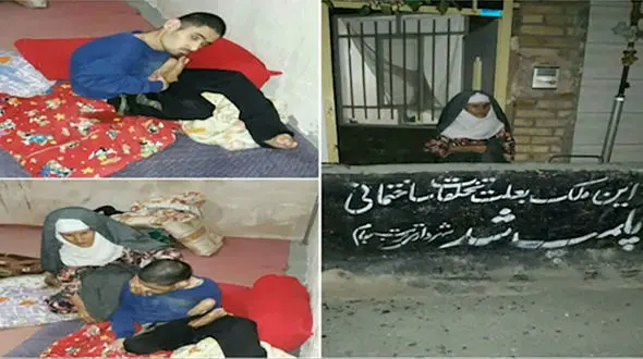 ماجرای پلمب خانه یک پیرزن توان‌یاب در تربت جام + فیلم