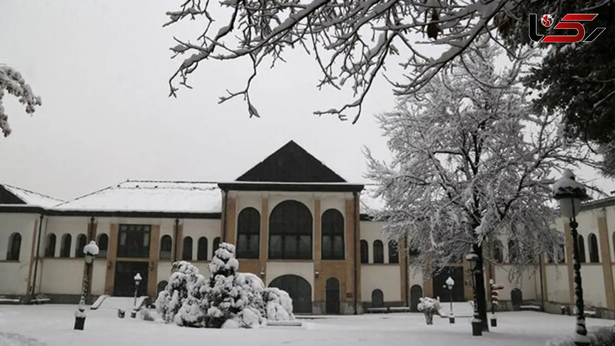 سفری سفید به قلب تاریخ / کاخ نیاوران در برف + فیلم