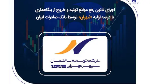 اجرای قانون رفع موانع تولید و خروج از بنگاهداری با عرضه اولیه «ثبهران» توسط بانک صادرات ایران