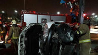 واژگونی 206 در کریمخان یک مصدوم برجای گذاشت