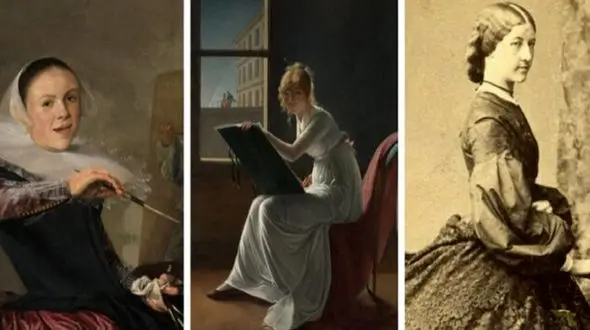 با زنان نقاش جهان آشنا شویم + عکس