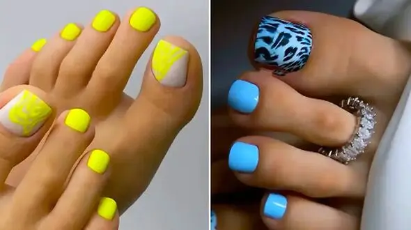 15 مدل ژلیش ناخن پا شیک؛ انتخابی عالی برای روزهای گرم تابستان