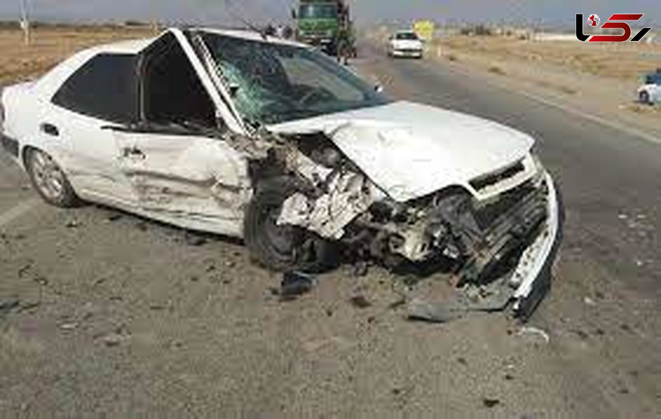 5 کشته و زخمی در تصادف آتشین زانتیا با پیکان وانت در کرمان / راننده زنده زنده سوخت
