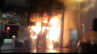 آتش سوزی در گرگان / یک آتش نشان مجروح شد  + عکس