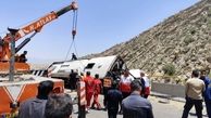 واژگونی اتوبوس در محور دماوند ـ فیروزکوه + جزئیات 