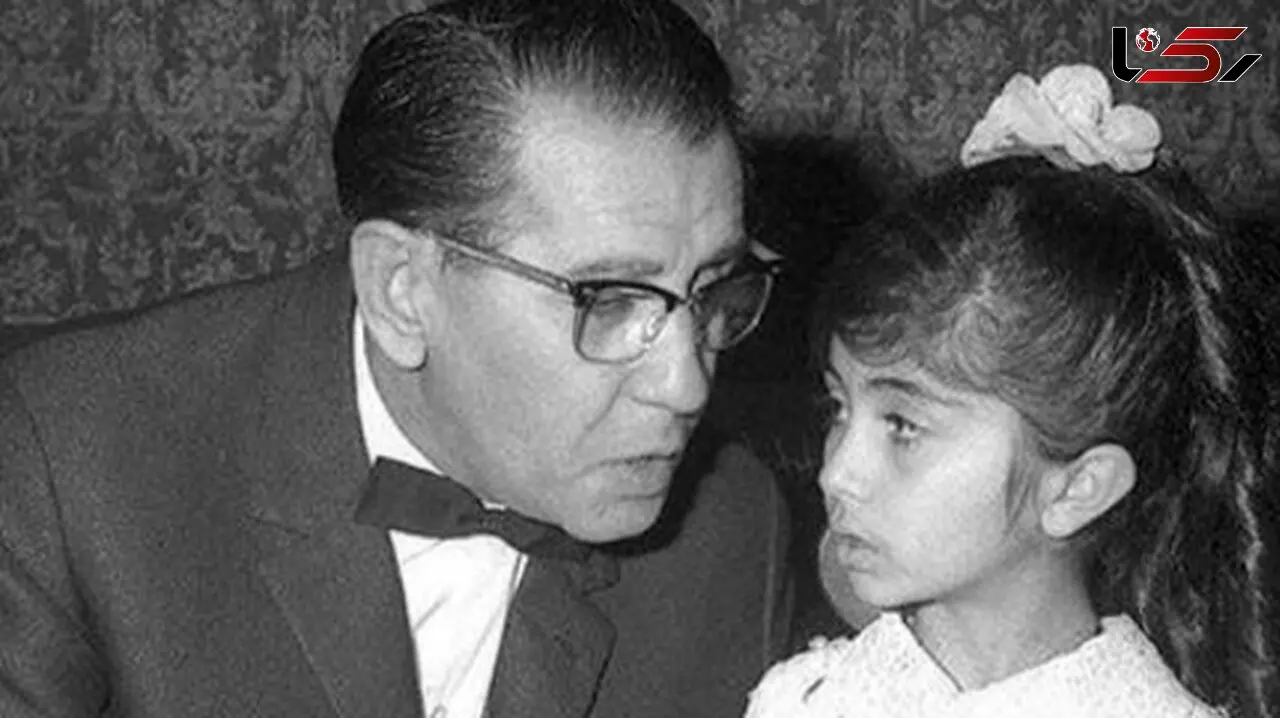 «لیلا فروهر» 9 ساله در صحنه ای از سلطان قلب ها؛ سال 46
