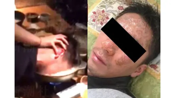 شوخی بی رحمانه رئیس با کارمندش+عکس