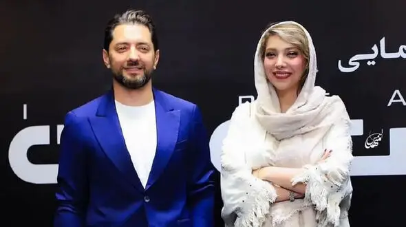  صدف اسپهندی و بهرام رادان  چارسوی تهران را به هم ریختند ! + فیلم 2 بازیگر جذاب بین مردم !