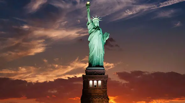 عکس کمتر دیده شده از مجسمه آزادی