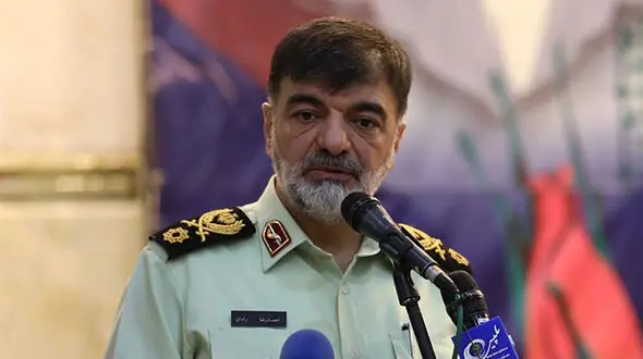 بررسی آخرین وضعیت انتظامی، امنیتی و ترافیکی در قرارگاه روح الله با حضور سردار رادان