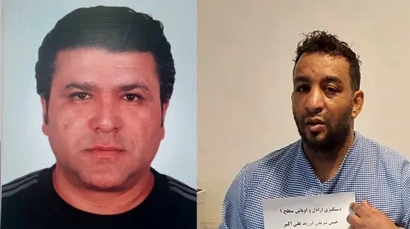 عکس چهره باز 2 قاتل فراری + اسامی و محل قتل