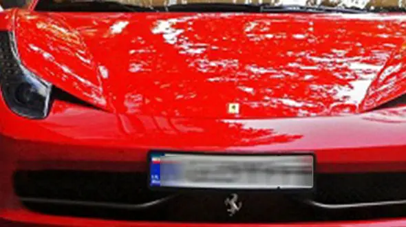 جولان خودرو ۶ میلیاردی در خیابان‌های تهران! +عکس