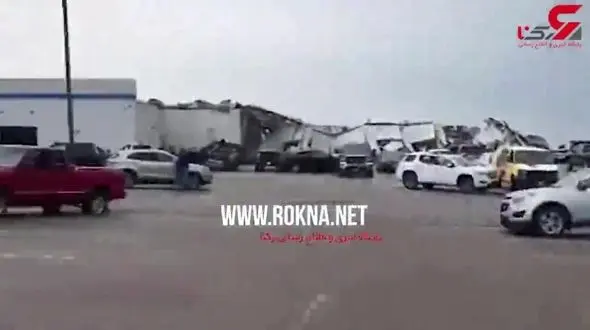 گردباد  نمایندگی شورولت و تویوتا را نابود کرد + فیلم