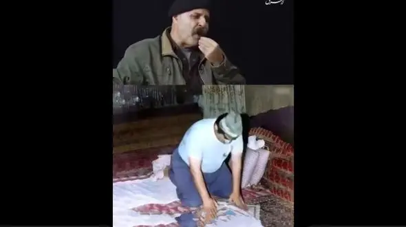 فیلم/ حرکت عجیب  نعمت آغاسی هنگام کنسرت لاله زار / نماز خواندن وسط اجرا؟!!! / صحبت هایش را ببینید!