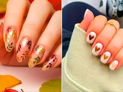 طرح های ناخن مینیمال پاییزی که استایل شما را لوکس تر می کند